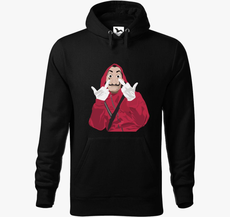 Nagy pénzrablás bella ciao kapucnis pulóver