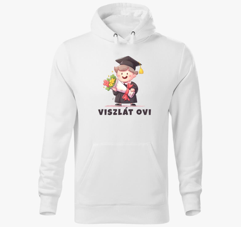 Viszlát ovi kapucnis pulóver