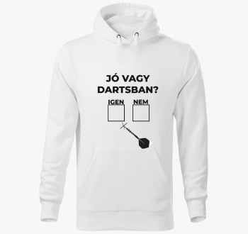 Jó Vagy Dartsban kapucnis pulóver