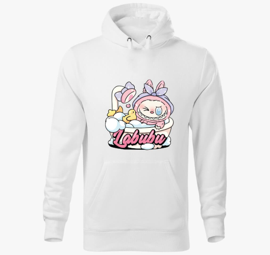 Habfürdős labubu kapucnis puló...