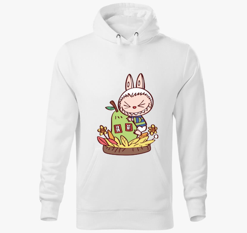 Aranyos labubu kapucnis pulóver 