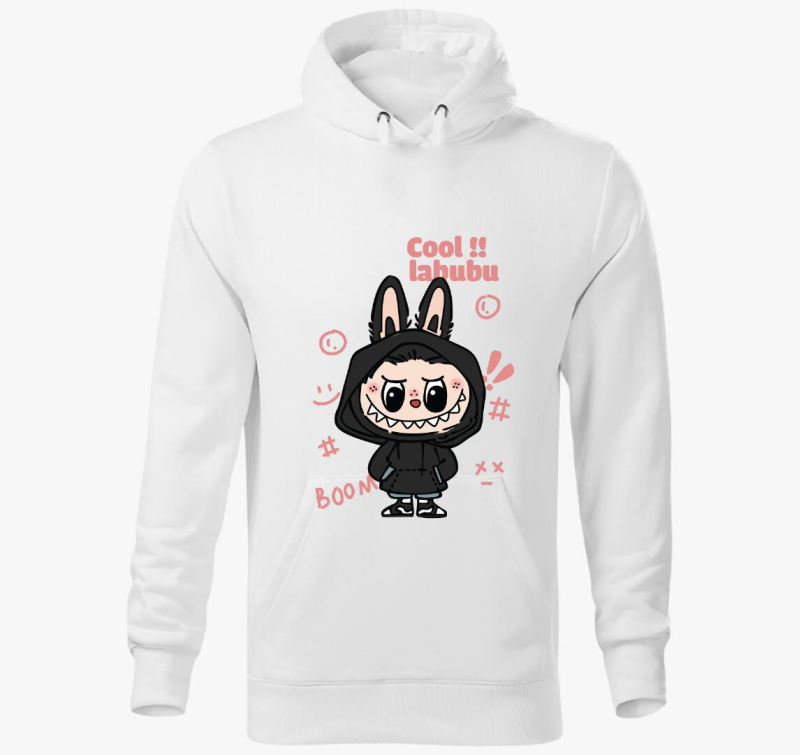 Laza labubu kapucnis pulóver 