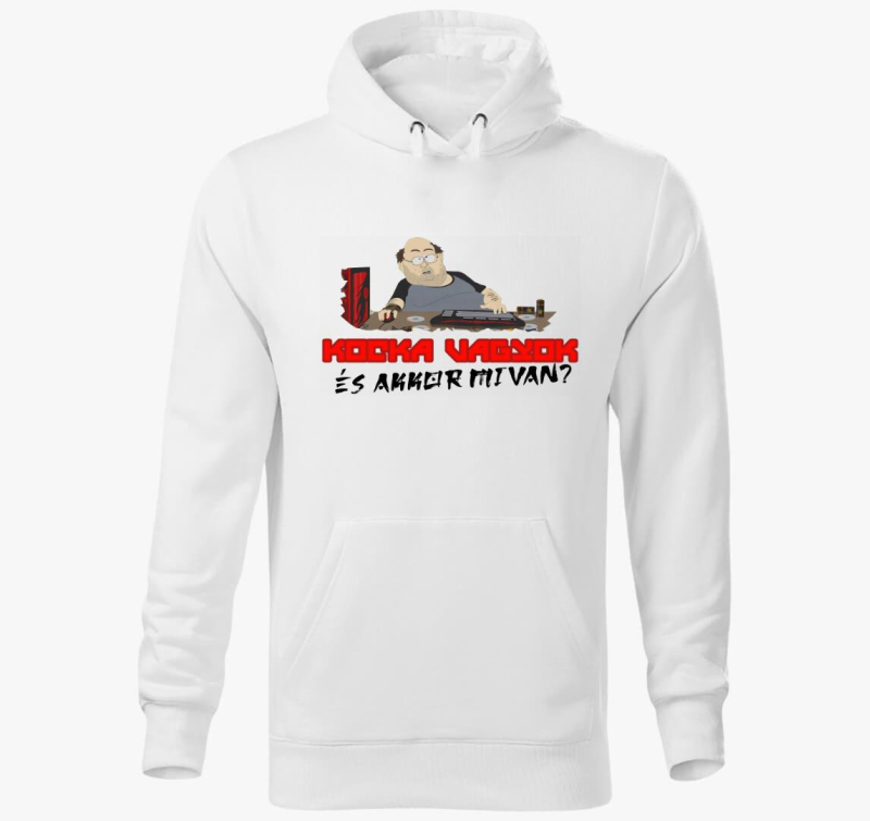 Kocka vagyok kapucnis pulóver