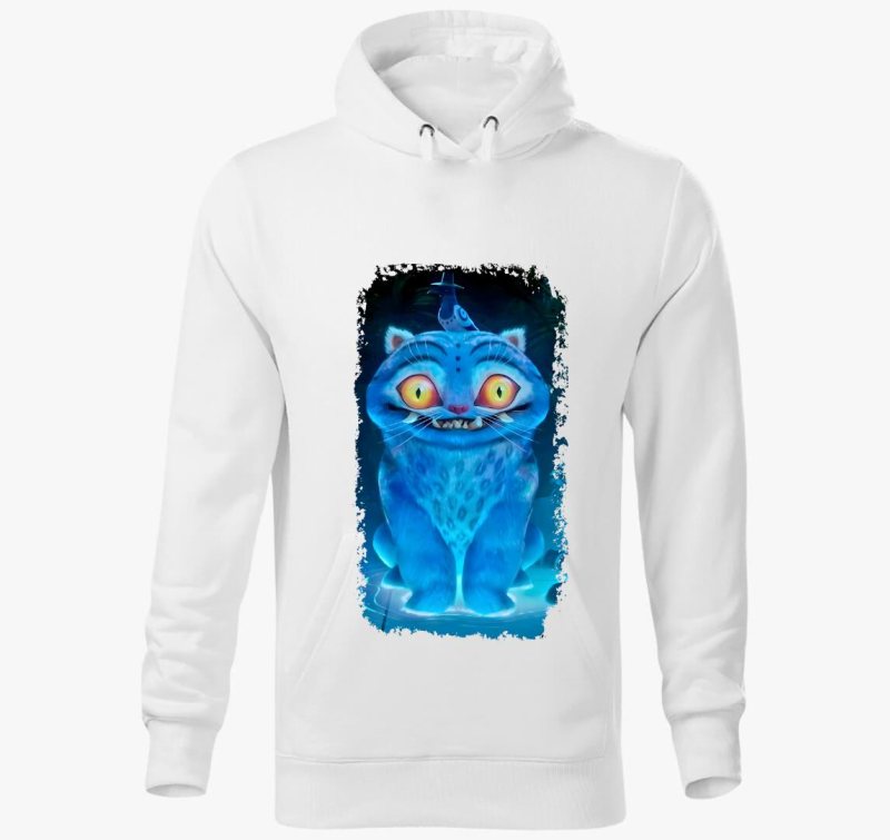 Huntrix tigris és madár kapucnis pulóver