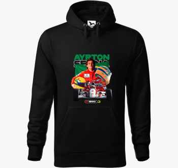 Ayrton Senna F1 kapucnis pulóver