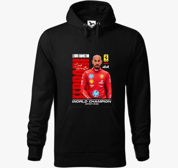 Lewis Hamilton Ferrari kapucnis pulóver