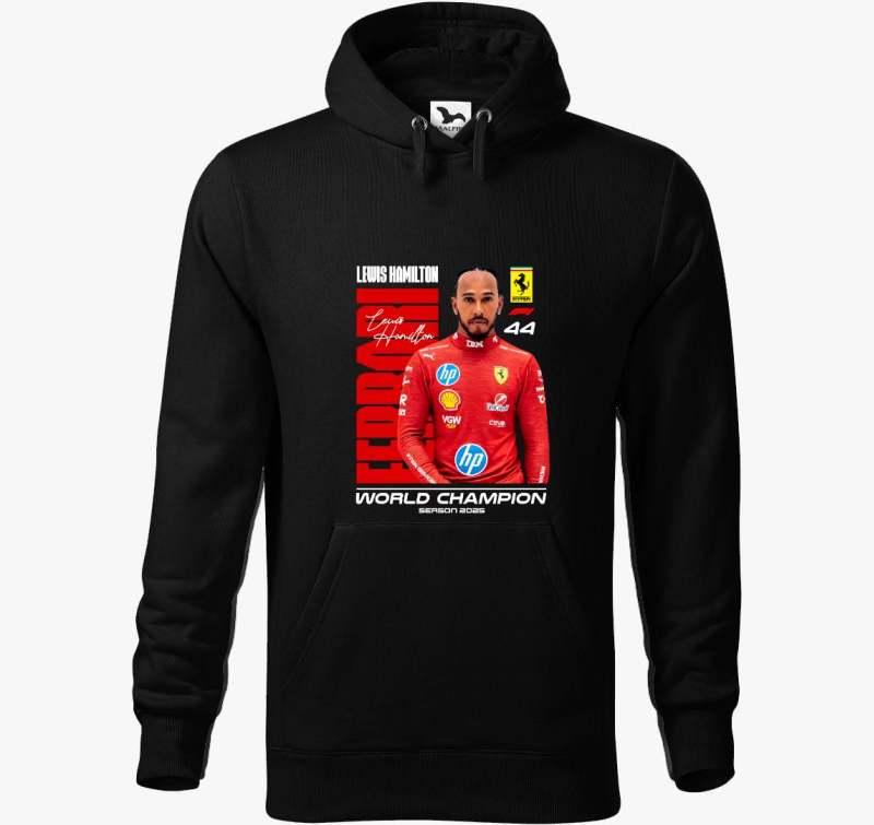 Lewis Hamilton Ferrari kapucnis pulóver
