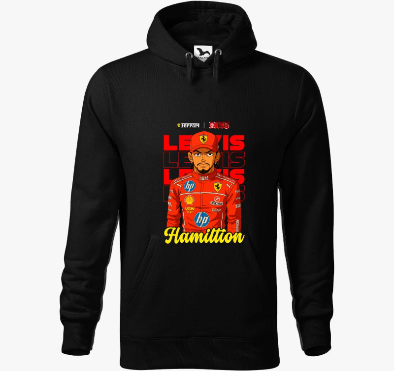 Lewis Hamilton Rajzolt kapucnis pulóver
