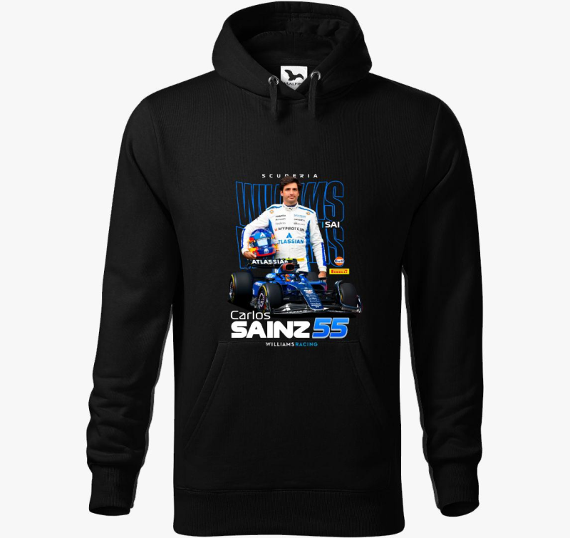 Carlos Sainz Williams kapucnis pulóver