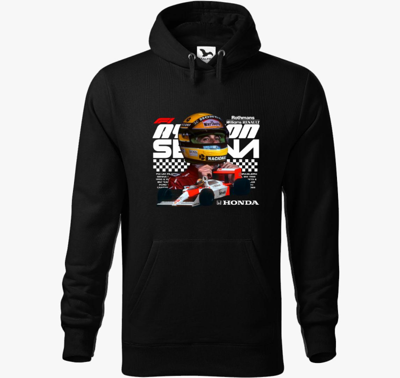 Ayrton Senna Sisakban kapucnis pulóver