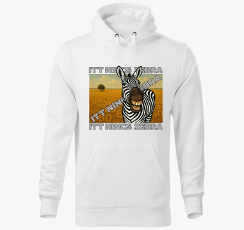 Itt nincs Zebra! #1 kapucnis pulóver