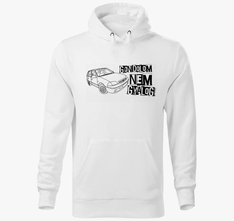 Gondolom Nem Gyalog Suzukis kapucnis pulóver 1