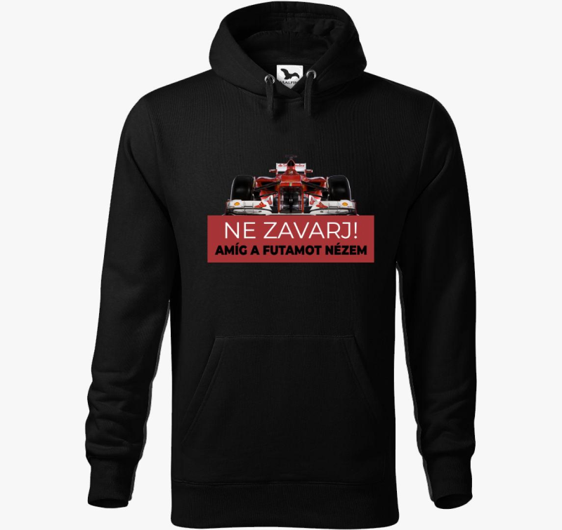 Futamot nézek ne zavarj kapucnis pulóver