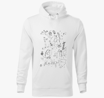 Mesterterv kapucnis pulóver