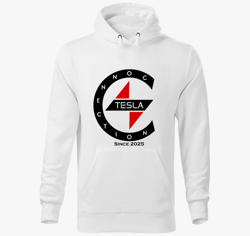 TeslaConnection Original kapucnis pulóver