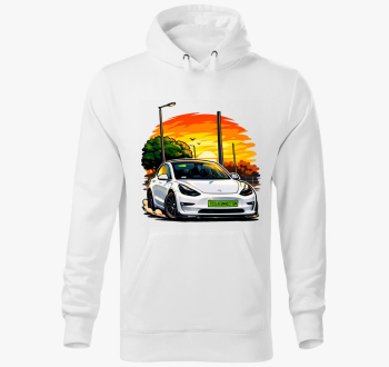 TeslaConnection Snowflake kapucnis pulóver