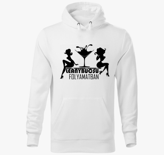 Lánybúcsú koktélos fekete mint...