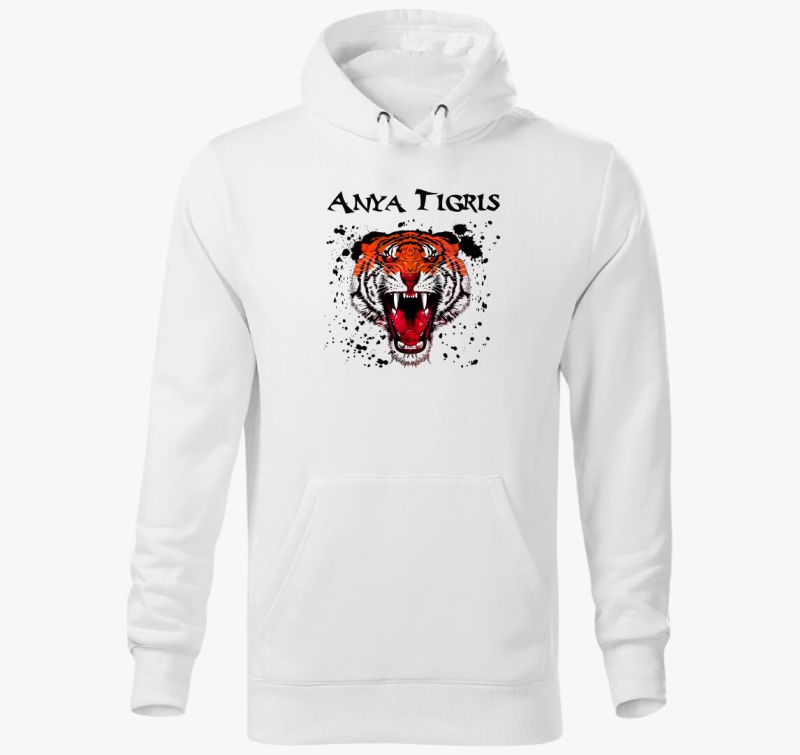 Anya tigris kapucnis pulóver