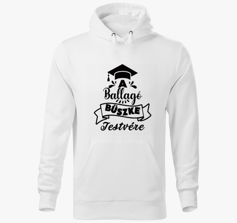 A ballagó büszke testvére kapucnis pulóver