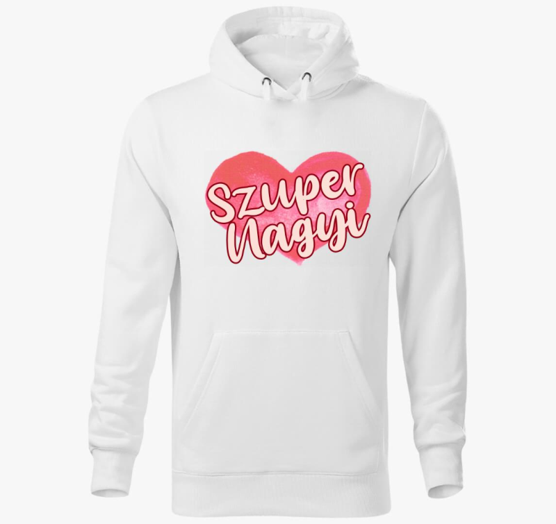 Anyák napi Szuper nagyi kapucnis pulóver