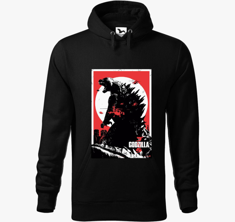Godzilla kapucnis pulóver