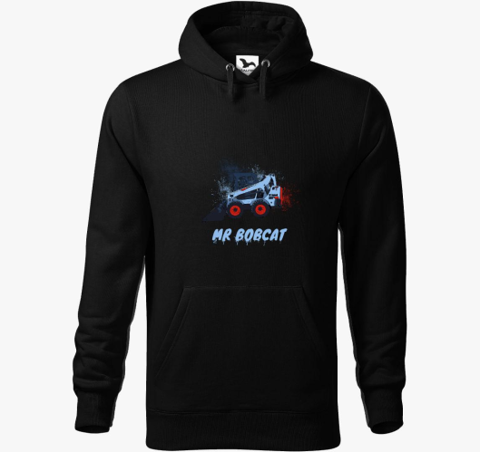 Mr Bobcat kapucnis pulóver
