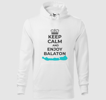 Keep calm and enjoy Balaton kapucnis pulóver