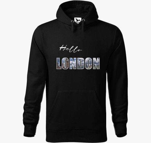 Hello London kapucnis pulóver