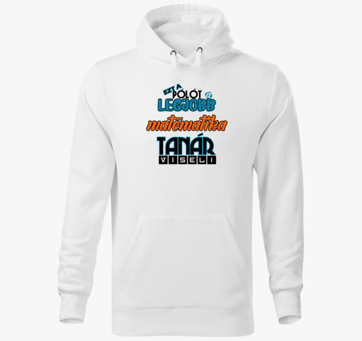 Matematika tanár kapucnis puló...