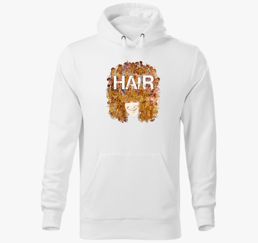 Hair kapucnis pulóver