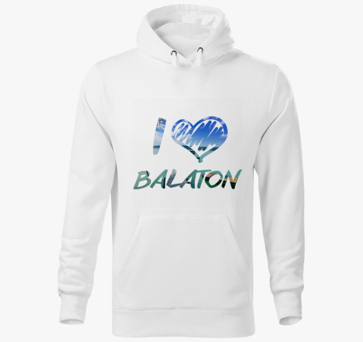 I love Balaton képes kapucnis ...
