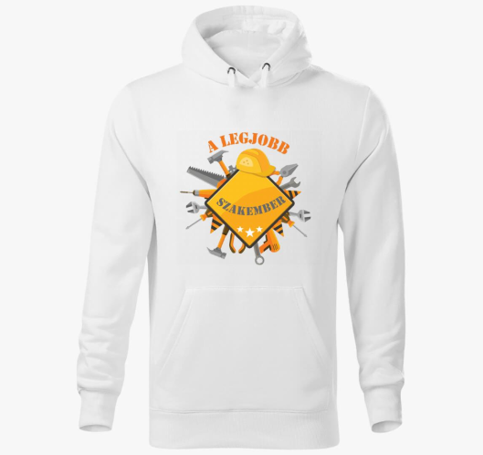 A legjobb szakember kapucnis p...