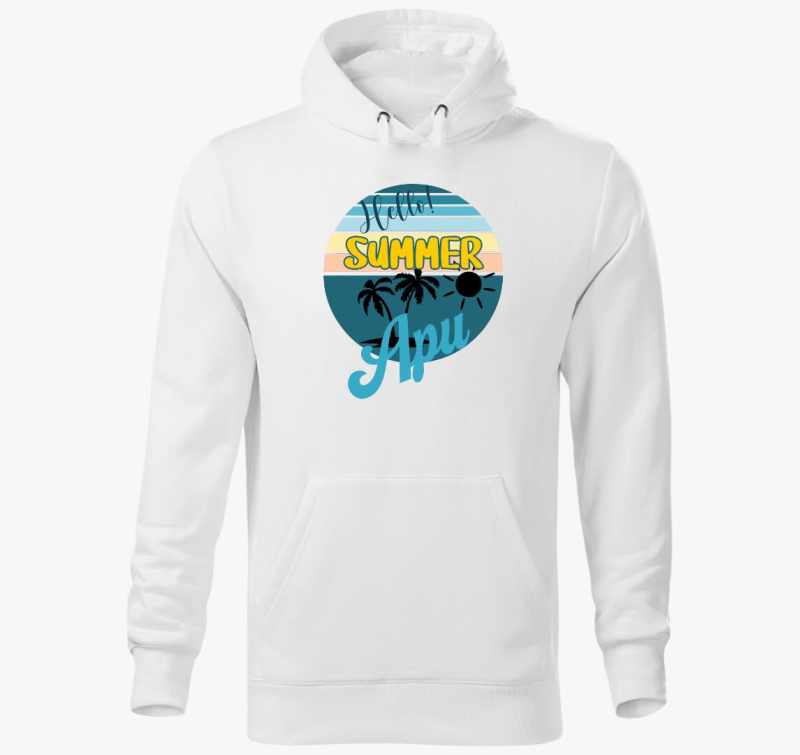 Hello Summer apu kapucnis pulóver