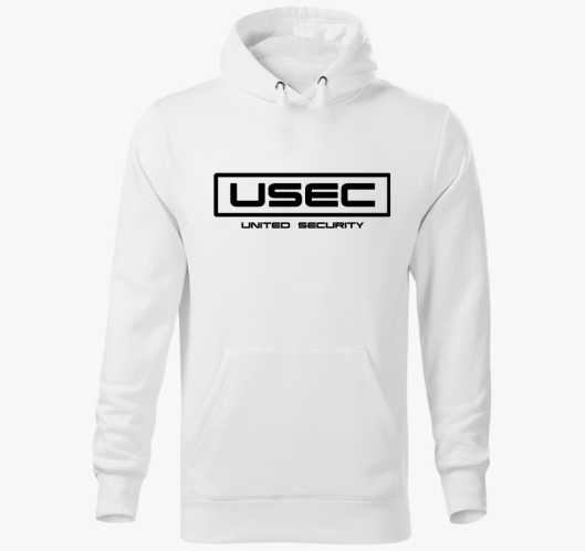 USEC feliratos kapucnis pulóve...