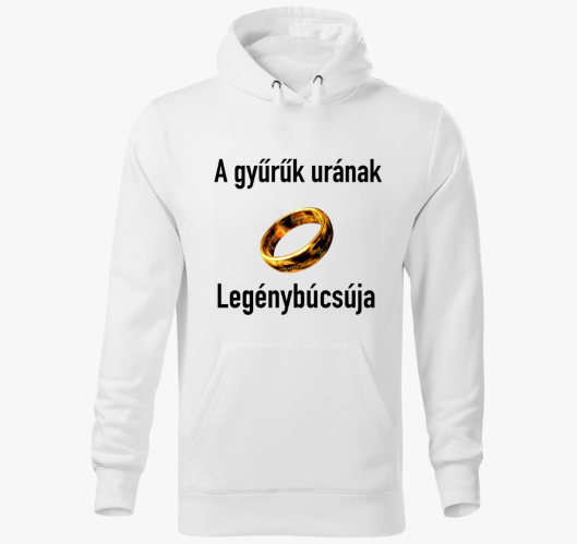 Gyűrűk ura legénybúcsú kapucni...