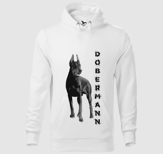 Dobermann kapucnis pulóver