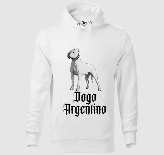 Argentin dog kapucnis pulóver