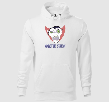 Annoying Strigoi Logo kapucnis pulóver