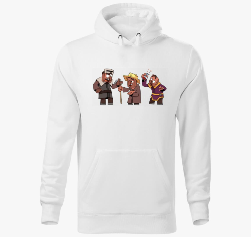 Minecraft falusiak kapucnis pulóver