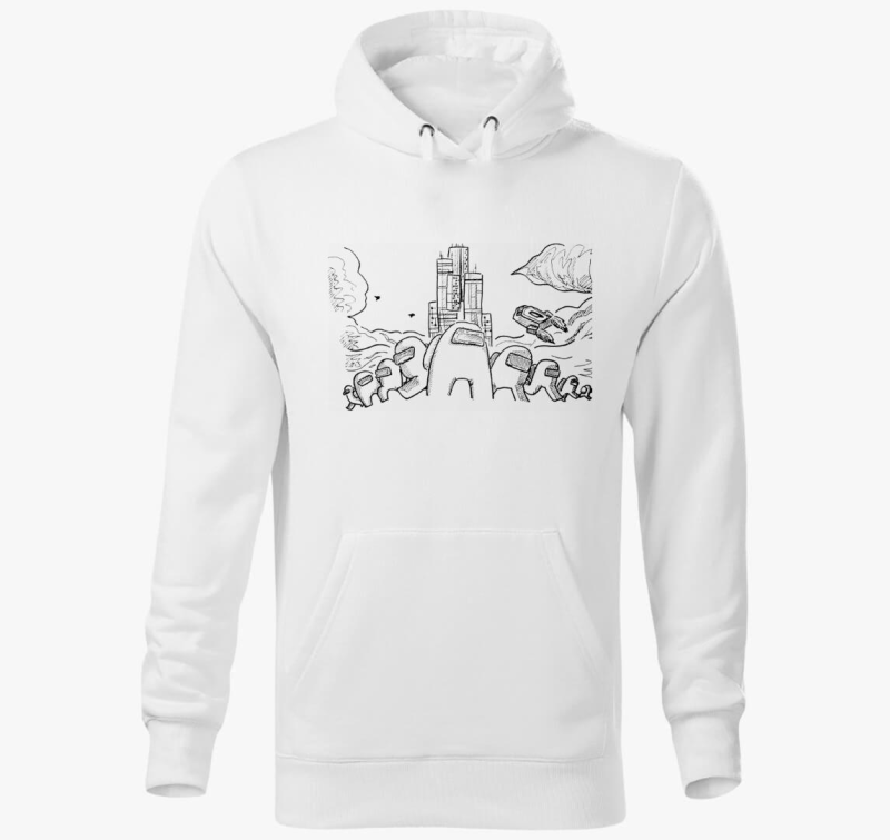 Among Us rajzos kapucnis pulóver