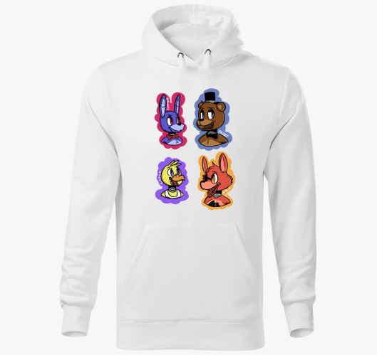 FNAF karakterek art kapucnis p...