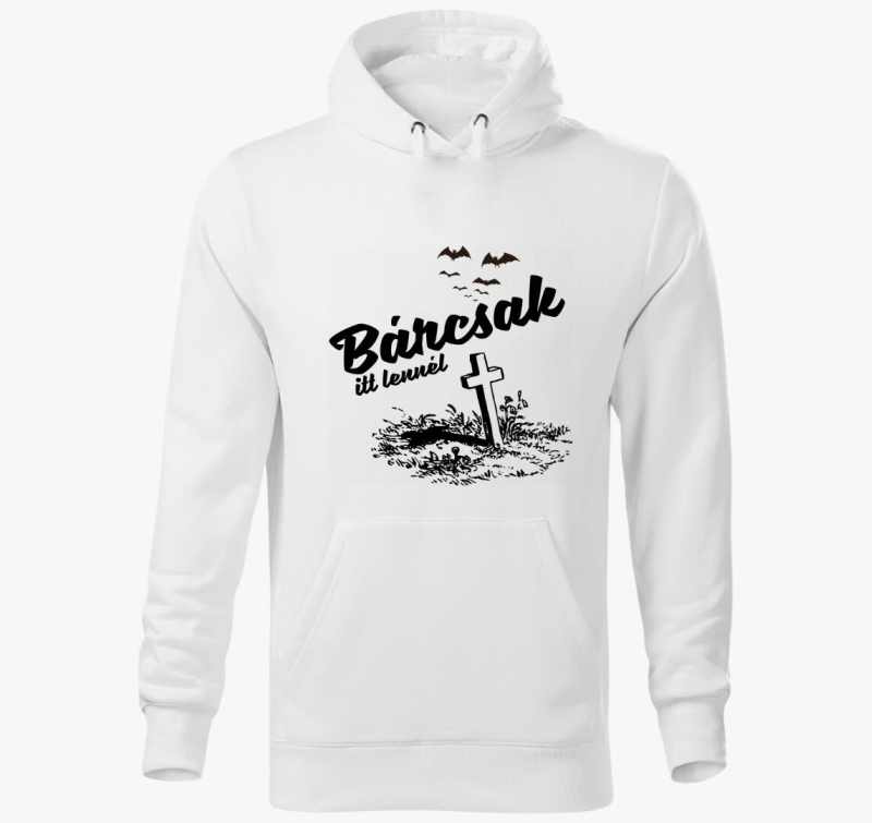 Bárcsak itt lennél Halloween kapucnis pulóver