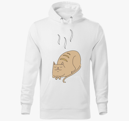 Veknis cica - kapucnis pulóver...