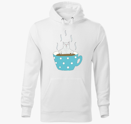 Mokkás törtfehér macska - kapu...