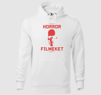 Nézzünk horror filmeket kapucnis pulóver