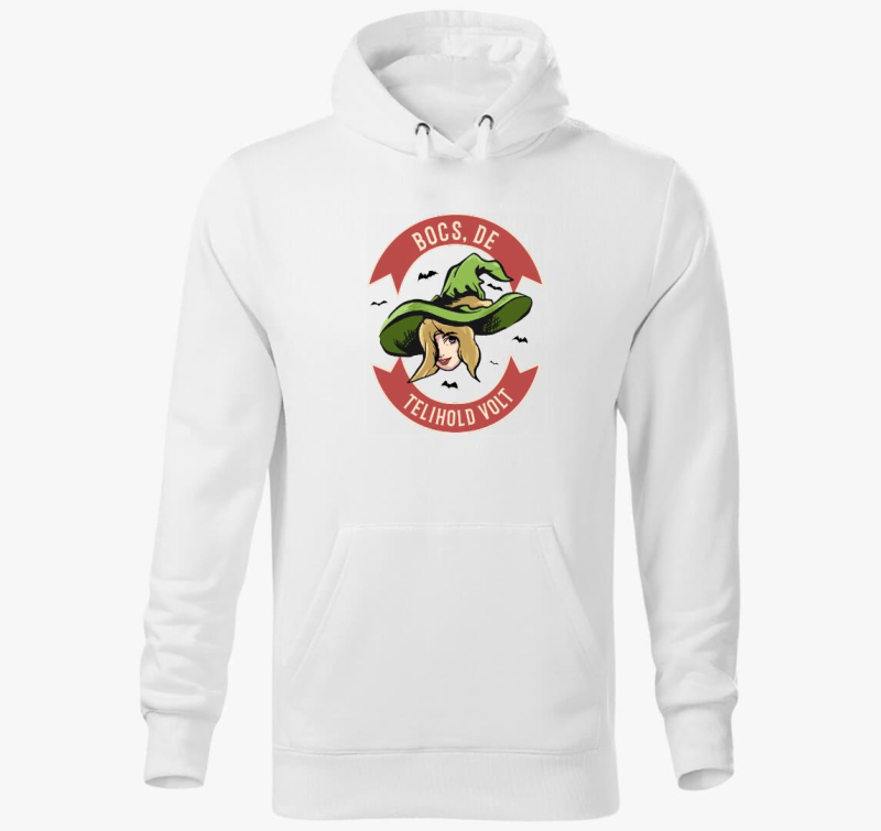 Bocs, de telihold volt Halloween kapucnis pulóver