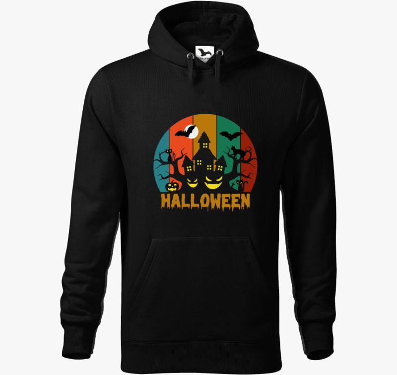 Halloweeni éjszaka kapucnis pulóver