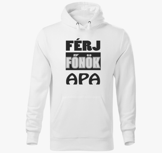Férj főnök apa kapucnis pulóve...