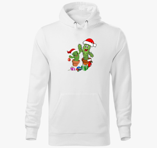 Kaktusz karácsony kapucnis pul...