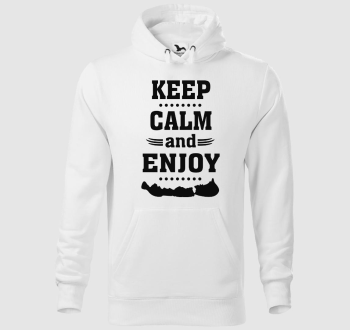 Keep calm, and enjoy Balaton kapucnis pulóver